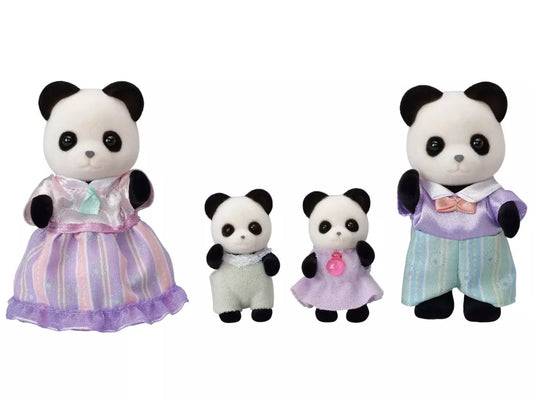 Sylvanian Families Panda-familien 5529 | Figursett med 4 dukker