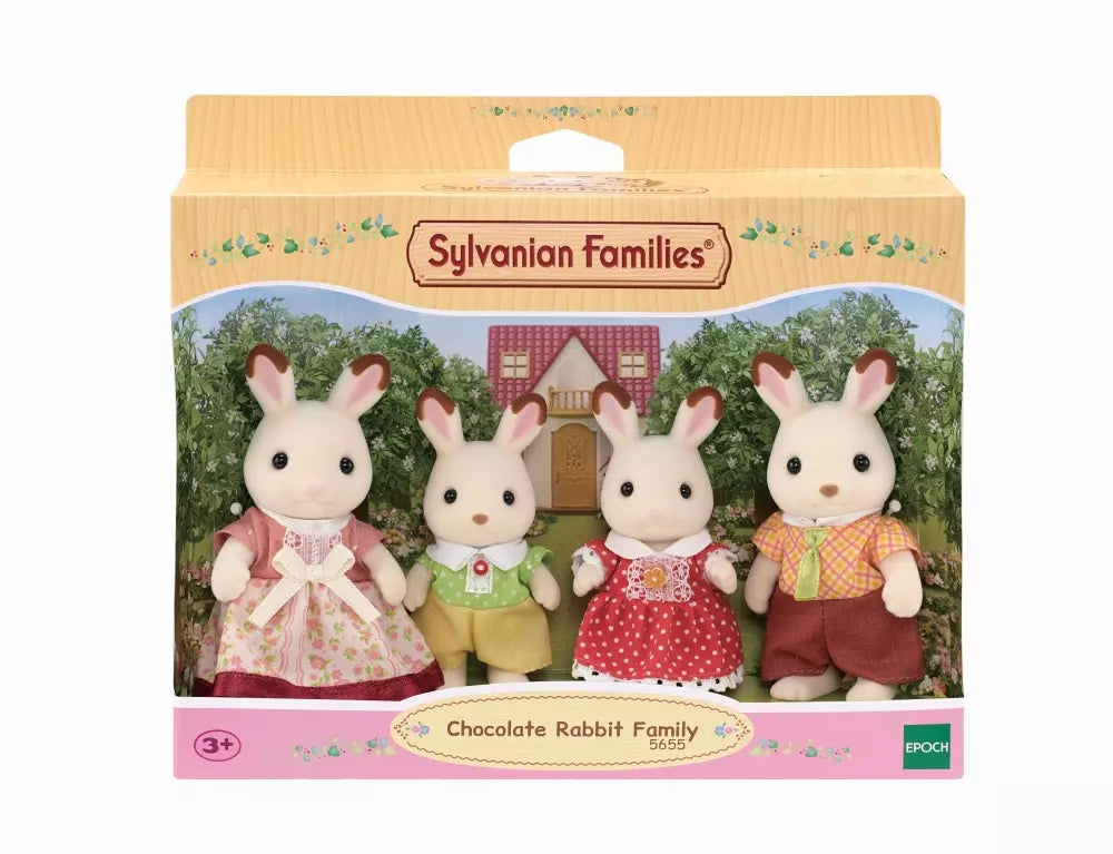 Sylvanian Families Sjokoladekaninfamilien 5655 | Figursett med 4