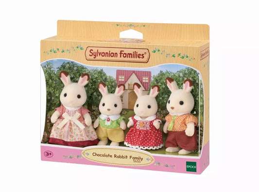 Sylvanian Families Sjokoladekaninfamilien 5655 | Figursett med 4