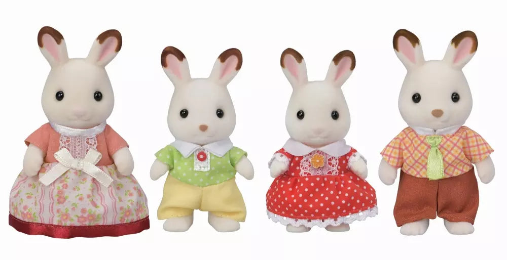 Sylvanian Families Sjokoladekaninfamilien 5655 | Figursett med 4