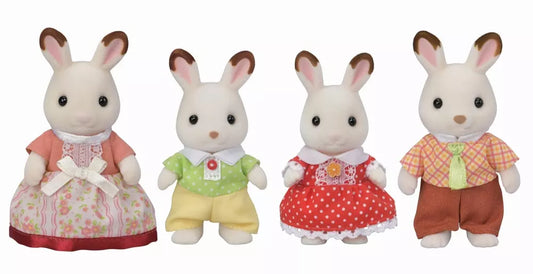 Sylvanian Families Sjokoladekaninfamilien 5655 | Figursett med 4