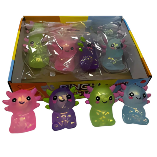 Squishy Axolotl | Malt Sugar stressleke | Assortert | 1 stk - Bamsedyra AS