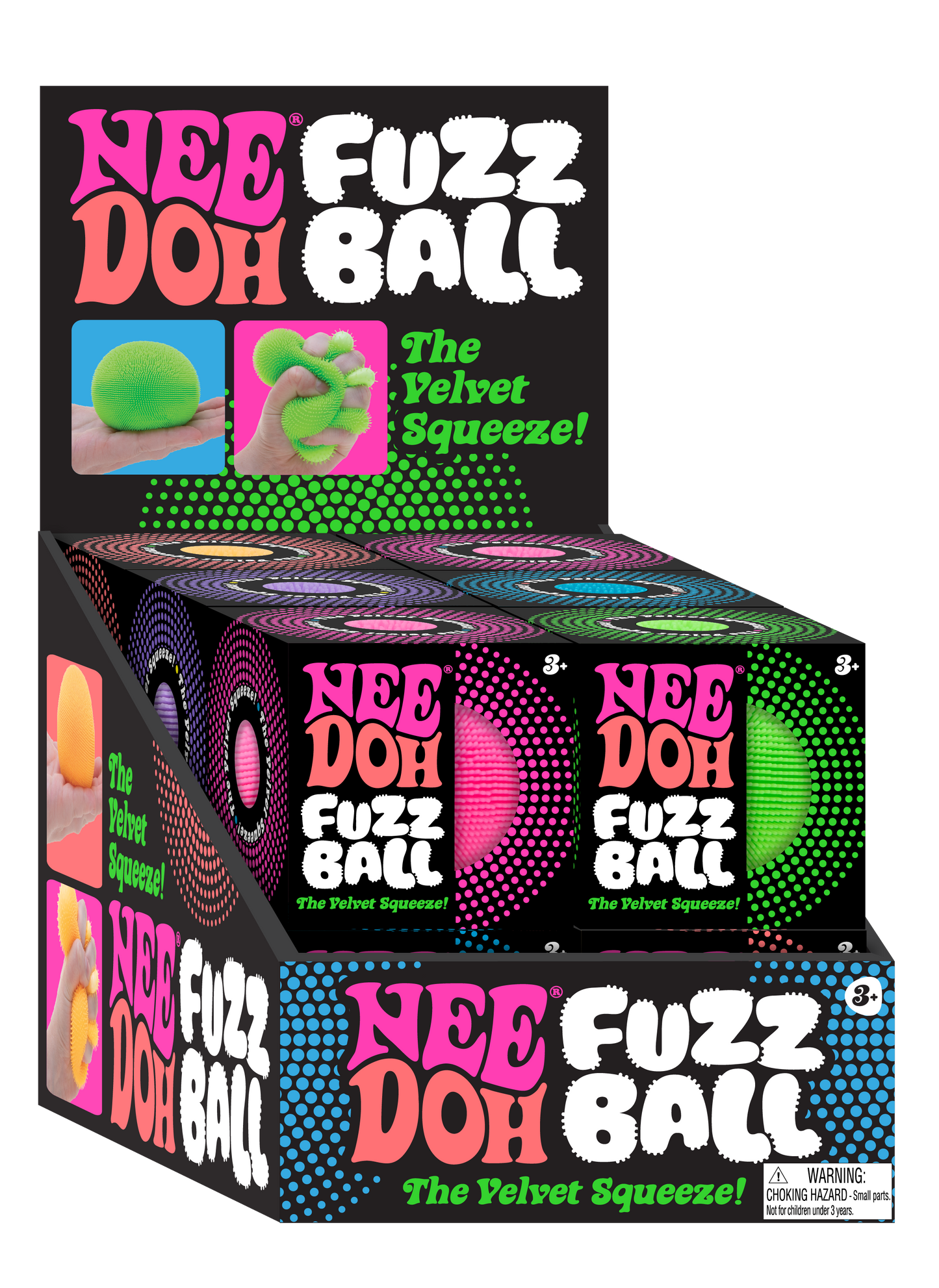 NeeDoh Fuzz Ball Classic – 5 varianter | Schylling