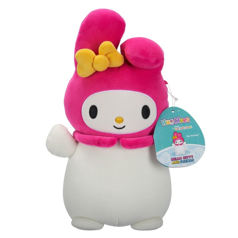 Squishmallows HugMees 25 cm – Hello Kitty, My Melody, Kuromi, Cinnamoroll & Pompompurin (Sanrio, assortert)