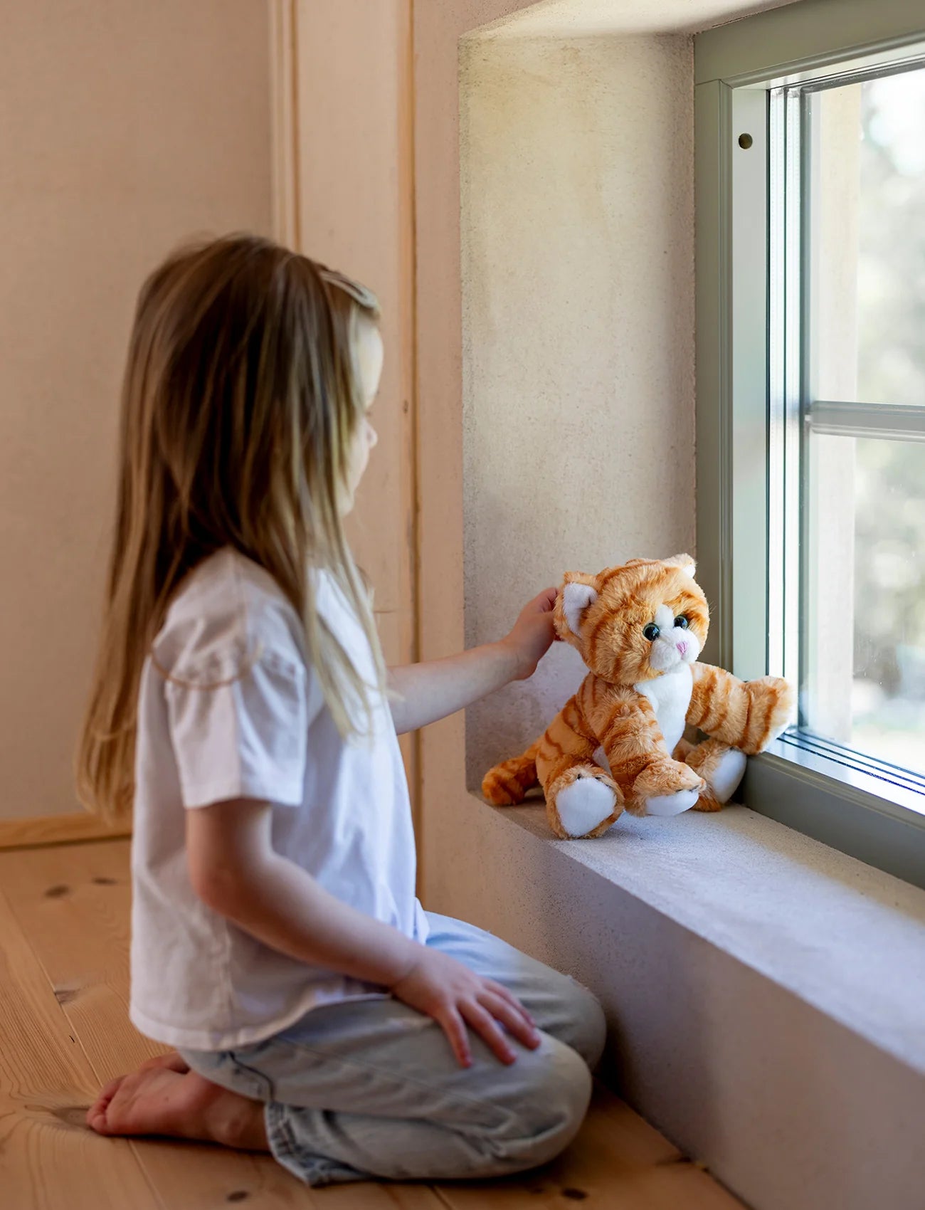 Cat Friends Mimmi katt bamse (orange) | Teddykompaniet