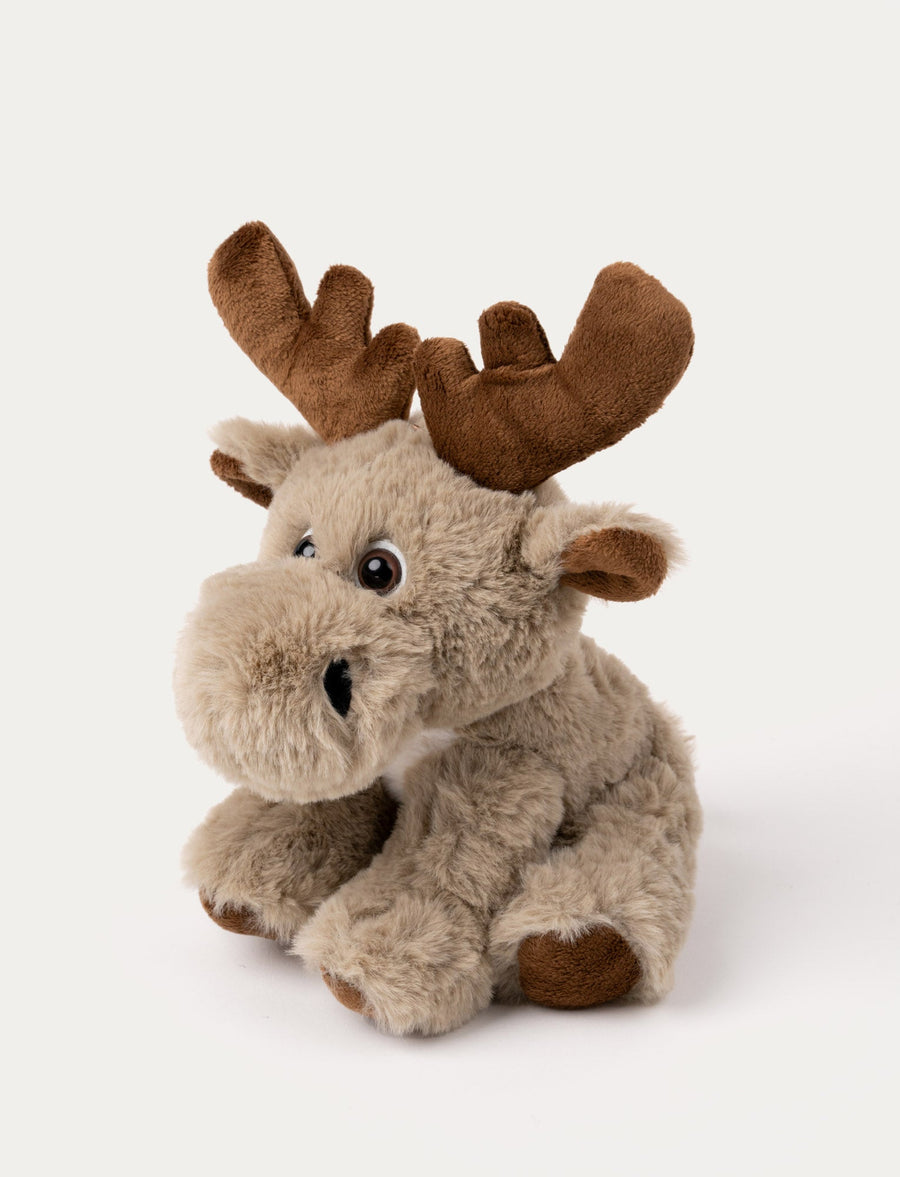 Dreamies elgbamse 19 cm fra Teddykompaniet – sidevisning av myk brun elg