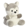 Palm Pals Busky Husky hundebamse fra Aurora, 13 cm
