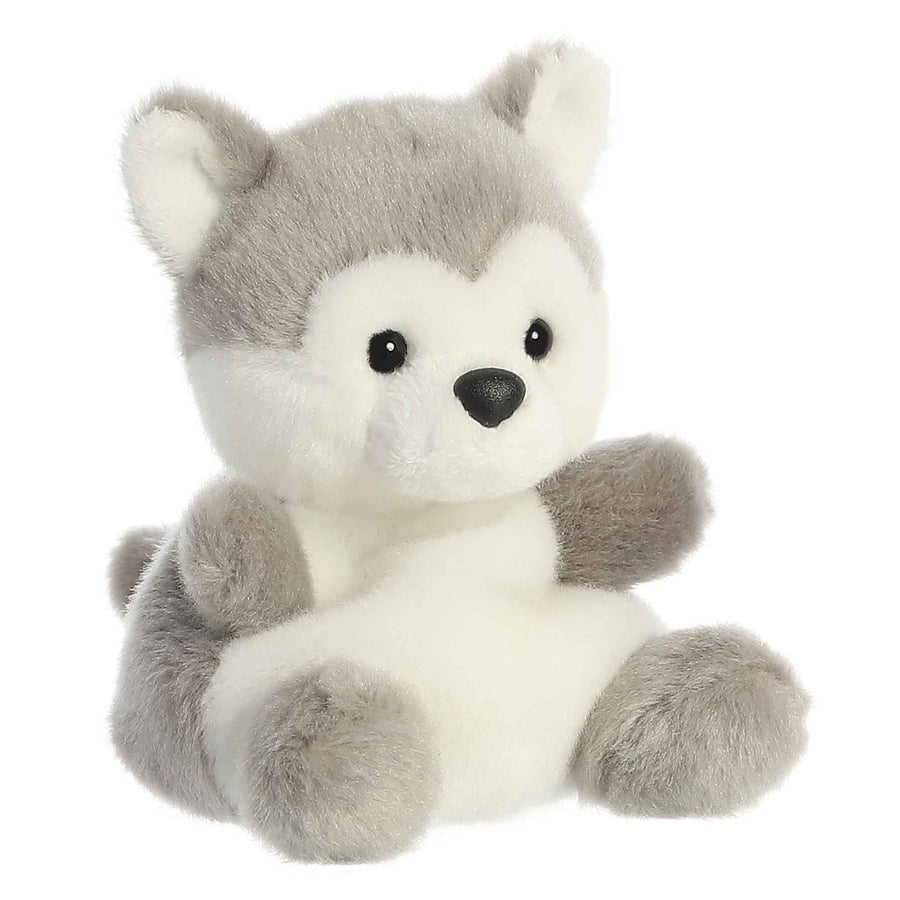 Palm Pals Busky Husky hundebamse fra Aurora, 13 cm