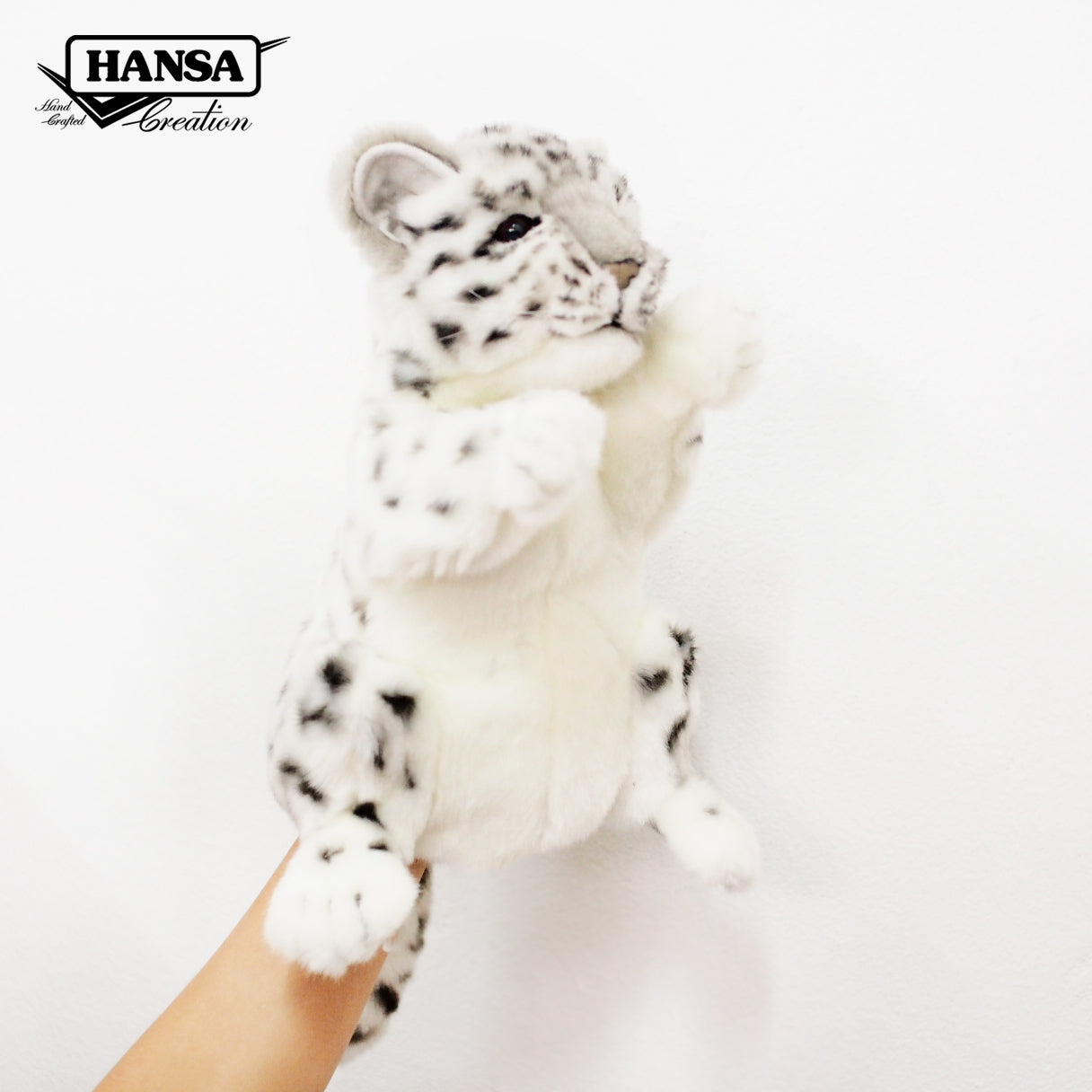 Snow Leopard Puppet 32 cm | Hansa Creation