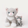 Kosedyr Katt Tuva the cat with kitten | Teddykompaniet - Bamsedyra AS