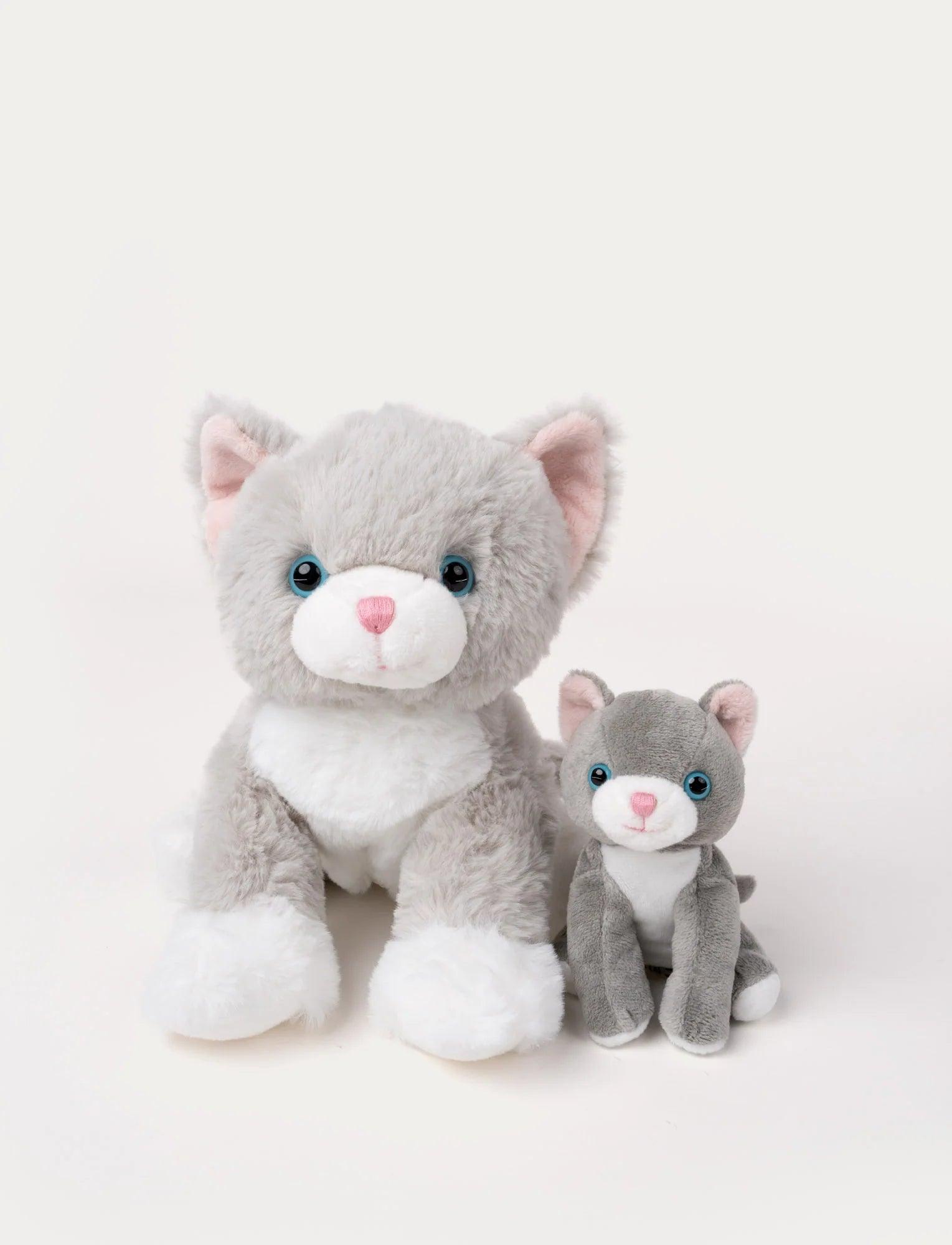 Kosedyr Katt Tuva the cat with kitten | Teddykompaniet - Bamsedyra AS