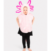 Mini Cape Axolotl – rosa kappe med hette (1–4 år) | Den Gode Fen - Bamsedyra AS