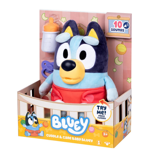 Bluey Baby bamse med lyd 25 cm | Offisiell Bluey