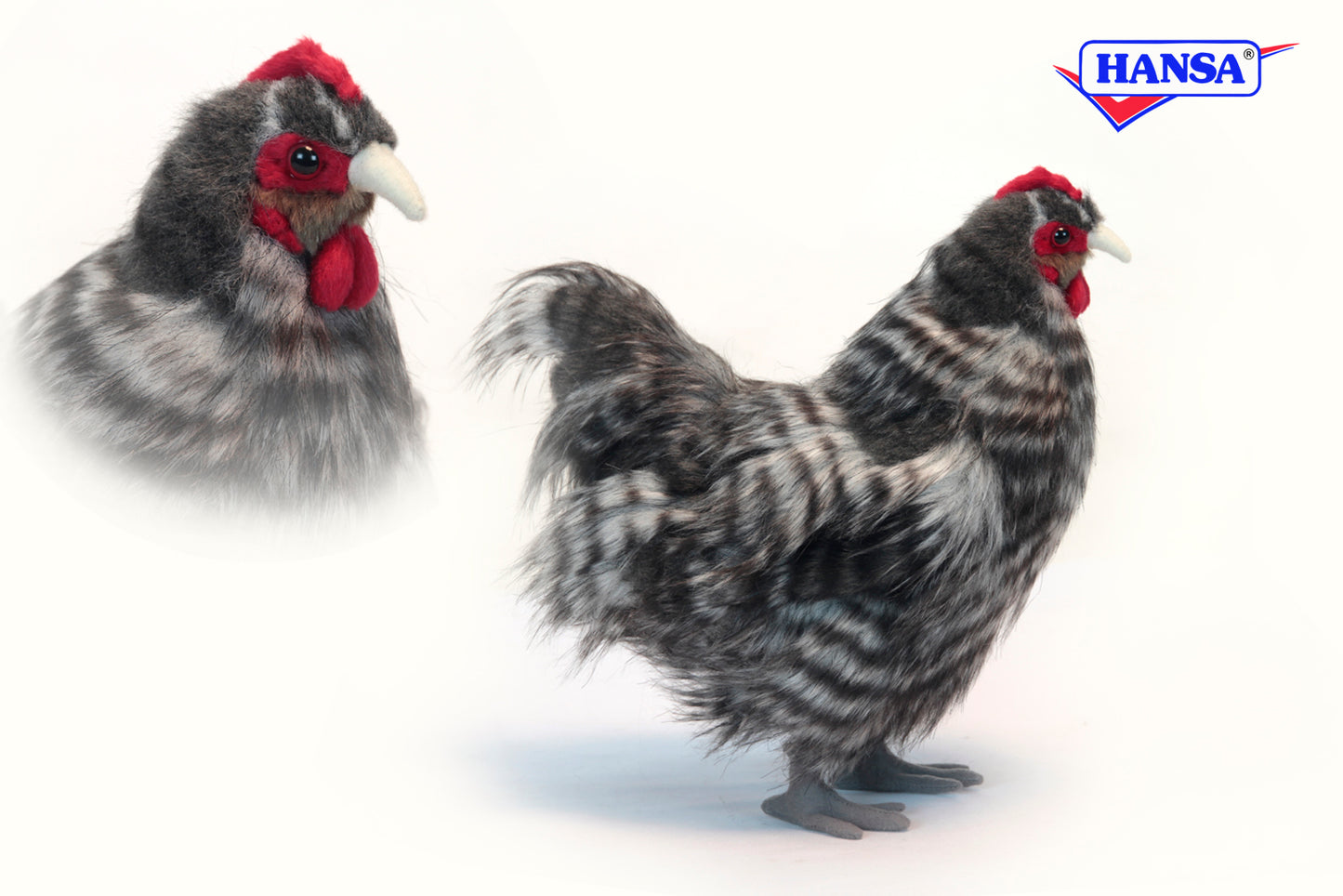 Hansa Creation | Japanese Chicken | Brun/Rød | ca. 30 cm