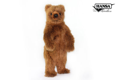 Brunbjørn Stående Plysj 40cm | Hansa Creation - Bamsedyra AS