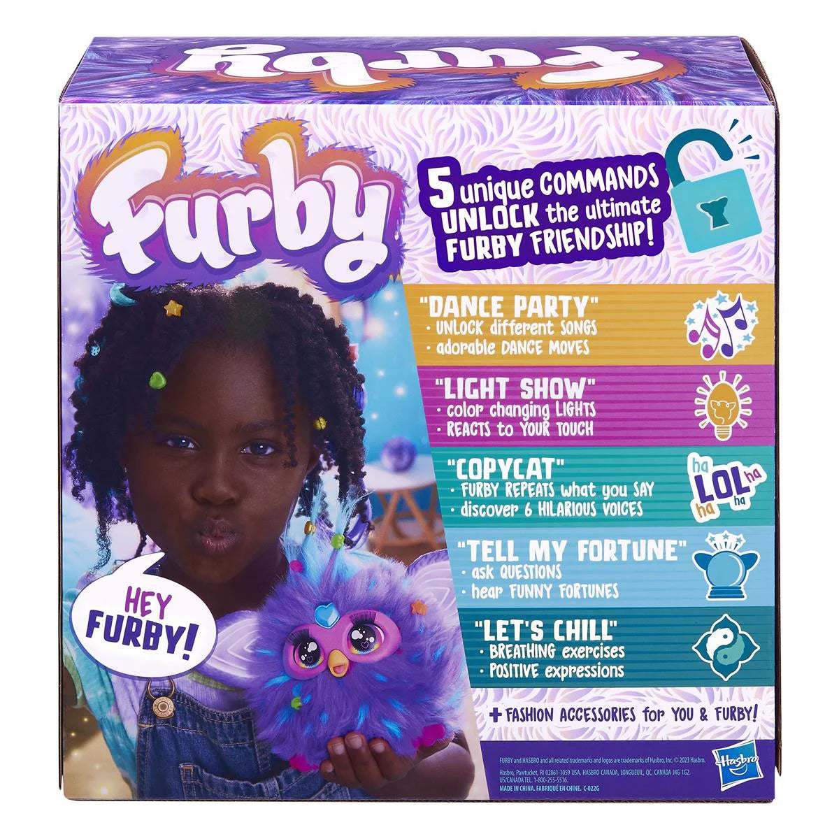 FURBY Interaktiv Leke – Galaxy Glow (Glow in the Dark) (EN) | Hasbro