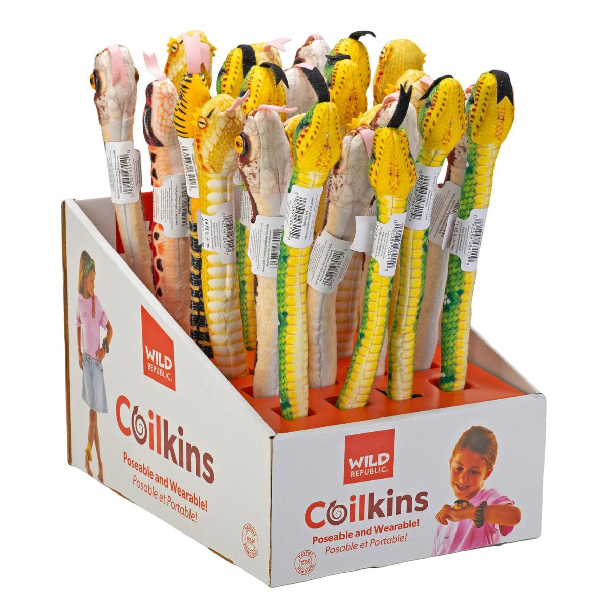 Coilkins Slangebamse 30 cm | Wild Republic