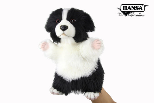 Hånddukke Hund Border Collie | Hansa Creation - Bamsedyra AS