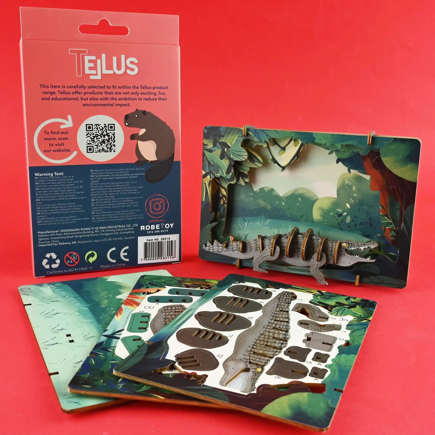 3D dyr & dinosaur puslespill – Eugy-alternativ | Velg variant