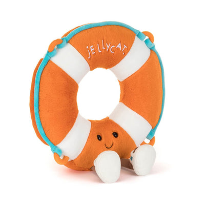 Jellycat | Amuseables Life Ring | Rød og Hvit | 33 cm