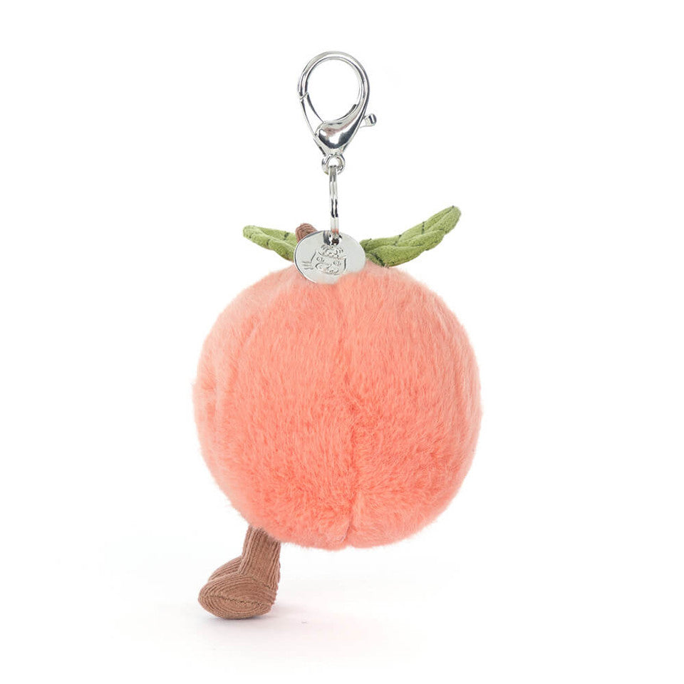 Jellycat | Amuseables Peach Bag Charm | Fersken | ca. 12 cm