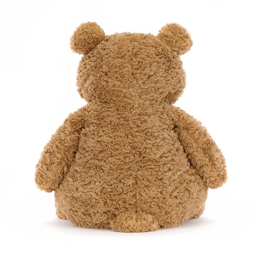 Jellycat Bartholomew Bear Medium bakfra – klassisk beige kosebamse
