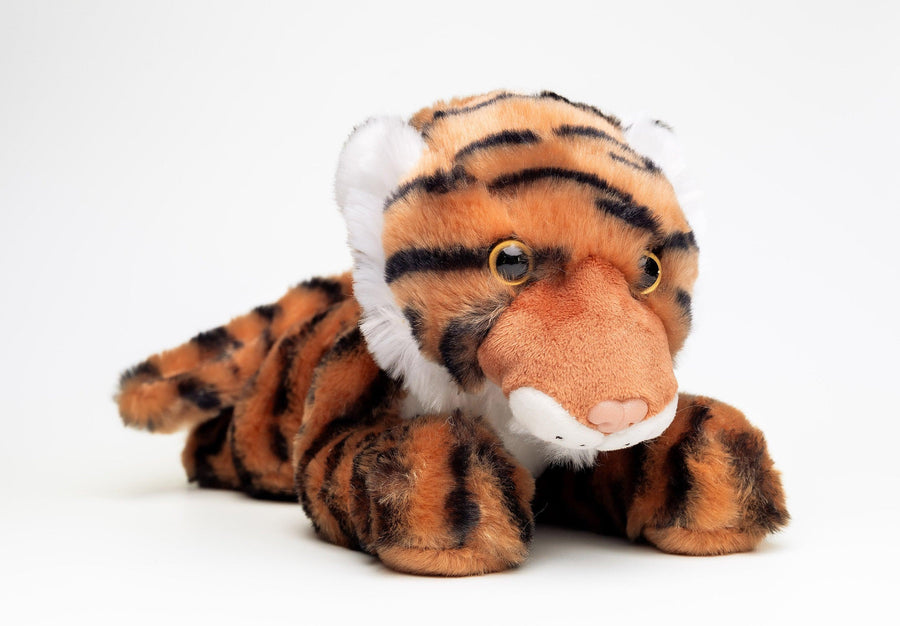 Hilda Stripe Tigerbamse – sidevisning av myk tiger-kosedyr
