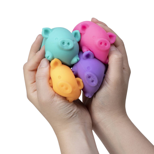 NeeDoh Dig It Pig | 4 assorterte farger