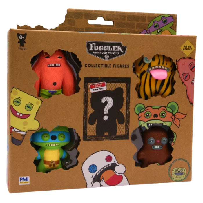 Fuggler x TMNT & SpongeBob Samlefigurer Deluxe 5-pk | PMI
