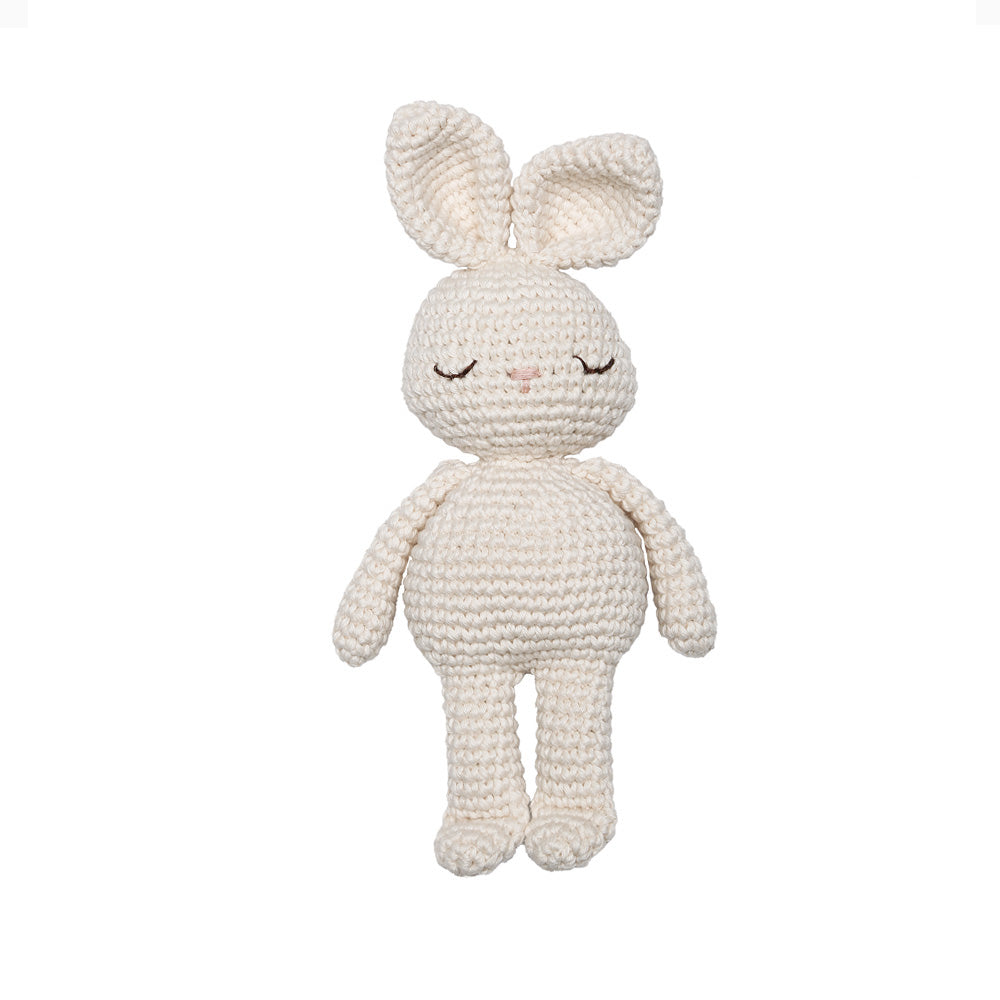 Heklet mini kanin – Bunny (krem) | Patti Oslo