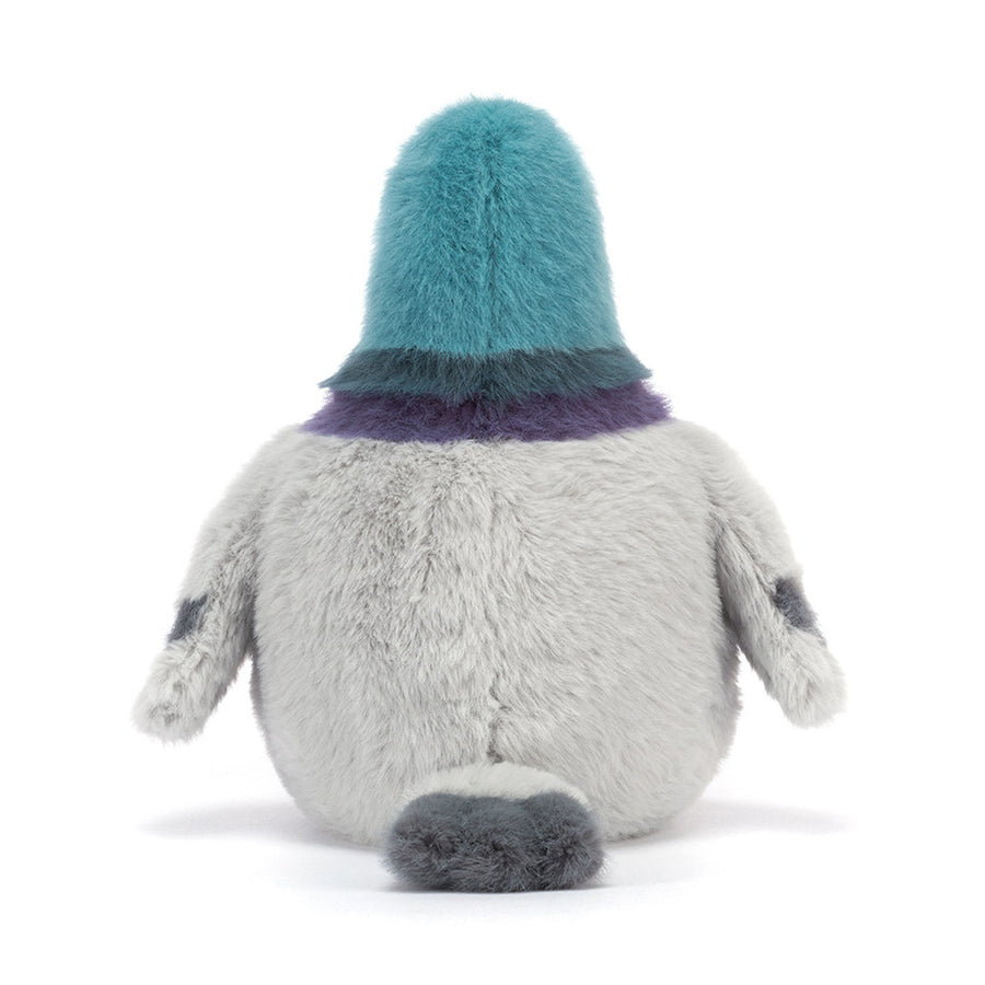 Jellycat | Strutton Pigeon | Grå | ca. 24 cm Back View - Bamsedyra AS