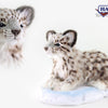 Hansa Creation Snow Leopard Cub Plush Toy - Adorable and Lifelike Stuffed Animal - Bamsedyra