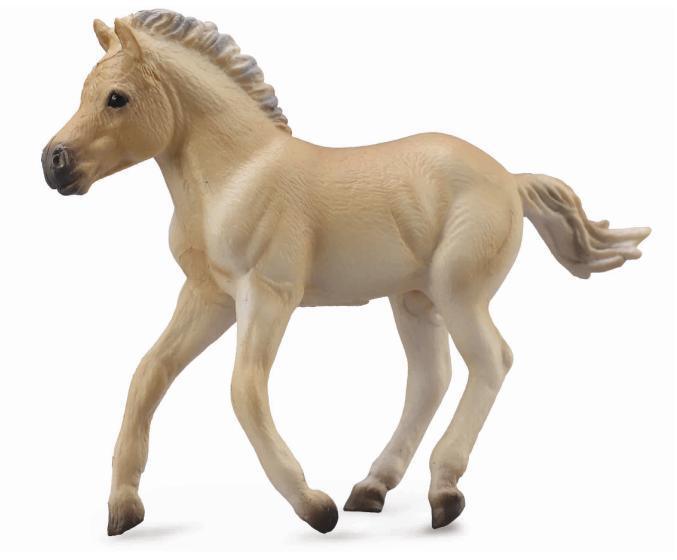 CollectA Fjording Hestefigur Føll – naturtro norsk fjordingføll figur