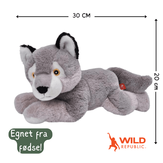 Ecokins Wolf Plush | Wild Republic - Bamsedyra AS
