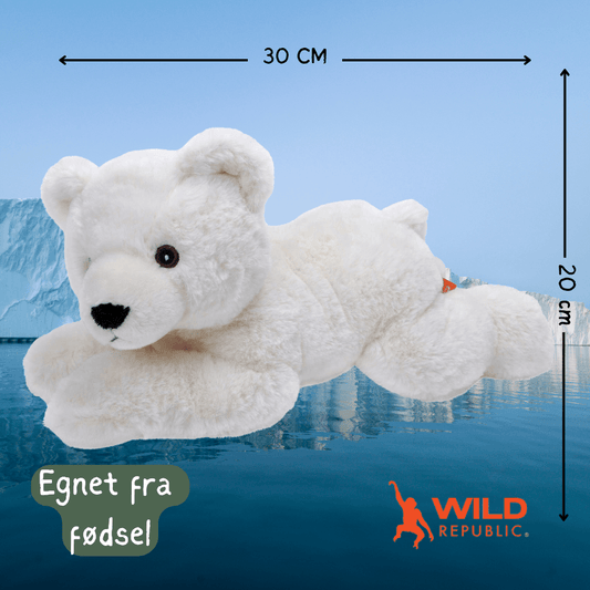 Ecokins Polar Bear Plush | Wild Republic - Bamsedyra AS