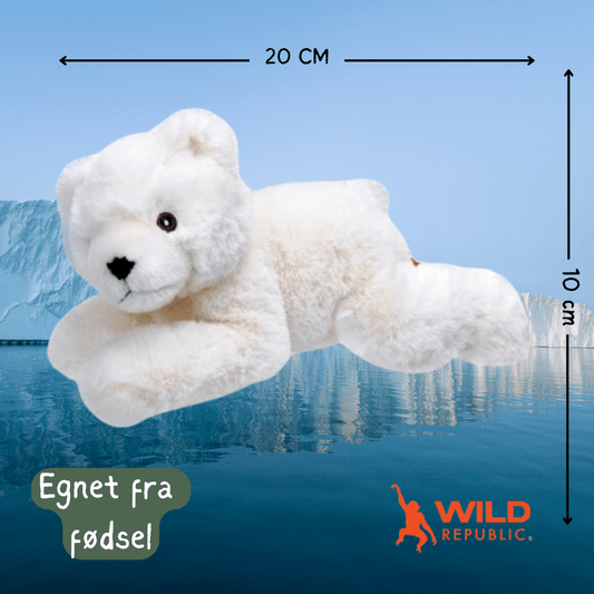 Ecokins Mini Polar Bear Plush | Wild Republic - Bamsedyra AS