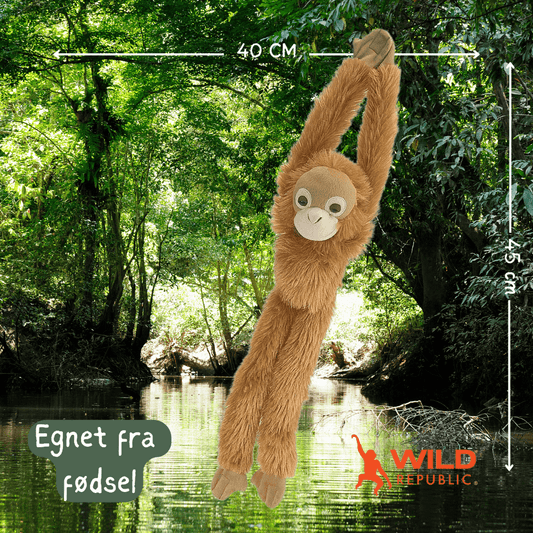 Hanging Orangutan Plush | Wild Republic - Bamsedyra AS