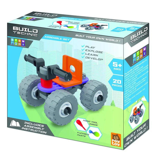 Byggesett ATV – Build Technic (20 deler) - Bamsedyra AS