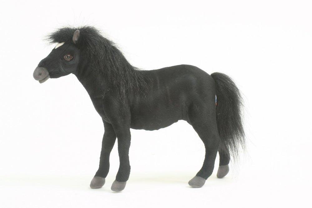 Svart Hest Bamse | Hansa Creation - Bamsedyra AS