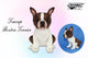 Boston Terrier Teacup Plush | Hansa Creation - Bamsedyra AS