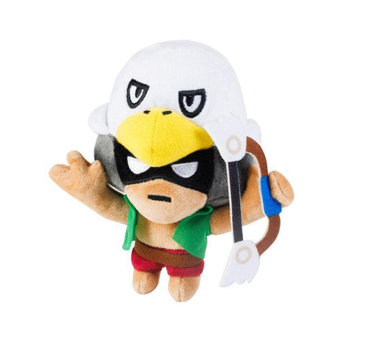 Brawl Stars 16.5cm Plush Figures - Including Bo, Crow, Shelly, Nita, Colt, and El Primo - Bamsedyra AS