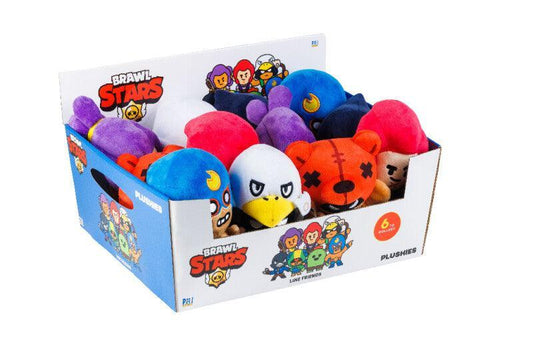 Brawl Stars 16.5cm Plush Figures - Including Bo, Crow, Shelly, Nita, Colt, and El Primo - Bamsedyra AS
