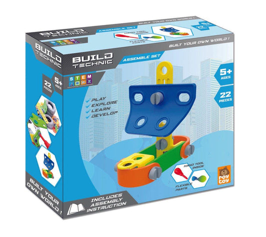 Byggesett Seilbåt – Build Technic (22 deler) - Bamsedyra AS