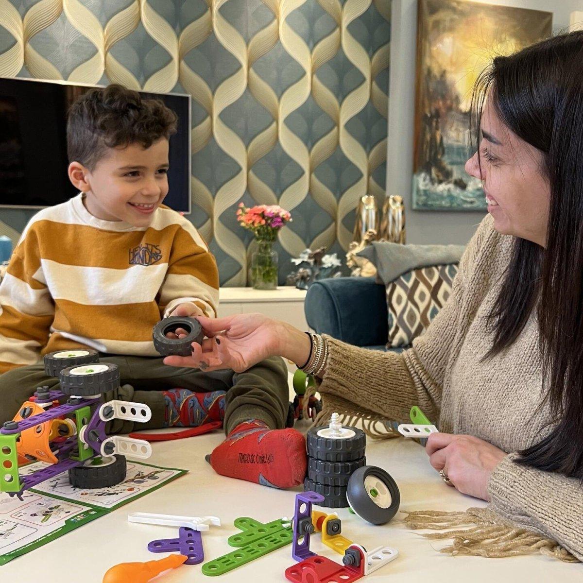 Byggesett Trehjulssykkel – Build Technic (18 deler) - Bamsedyra AS