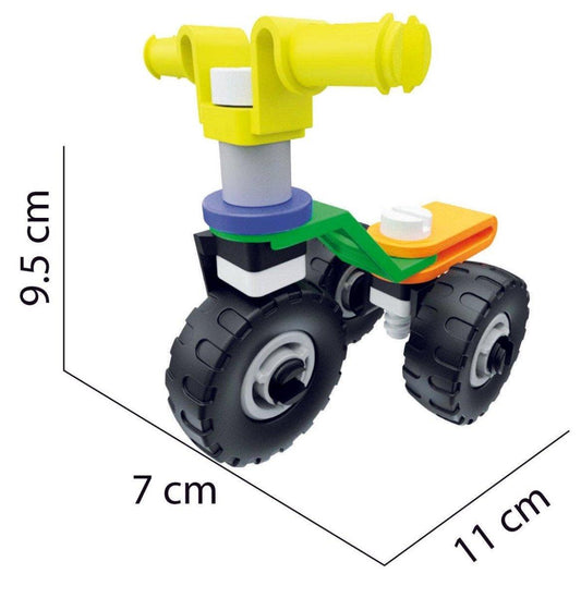 Byggesett Trehjulssykkel – Build Technic (18 deler) - Bamsedyra AS
