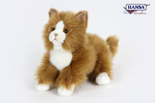 Cat Beige Plush | Hansa Creation - Bamsedyra AS