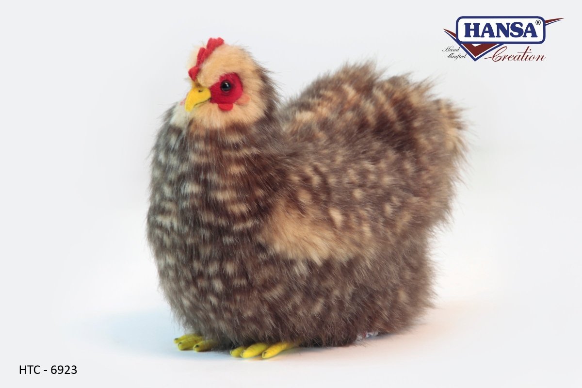 Chicken teddy (brown) Hansa Creation (28cm) - Bamsedyra