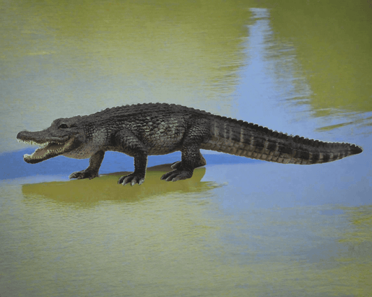CollectA Alligator Figure (Large) - Realistic and Detailed Replica - Bamsedyra AS