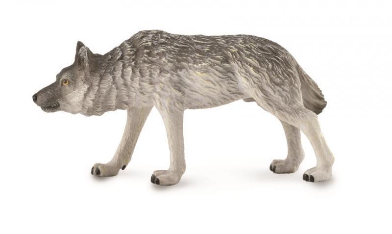 CollectA Grey Wolf Figure - Bamsedyra AS