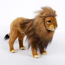 Hansa Creation Lion Male Standing 43cm - Bamsedyra AS